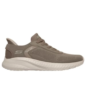 Obrázek produktu Skechers Muži Slip-ins: BOBS Sport Squad Chaos - Solid Step Shoes v Temná Sedohnedá, Vegan, Pratelné v pračce