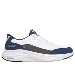 Obrázek produktu Skechers Muži Slip-ins: Contour Foam - Cozy Fit Shoes v Bílá/Tmave Modrá, Pratelné v pračce