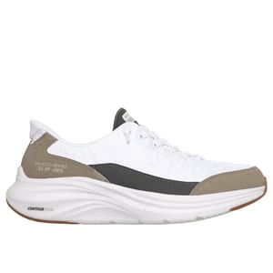 Obrázek produktu Skechers Muži Slip-ins: Contour Foam - Cozy Fit Shoes v Bílý/Taupe, Pratelné v pračce