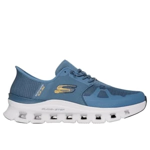 Obrázek produktu Skechers Muži Slip-ins: Glide-Step Pro Shoes v Sedá Modrá, Vegan, Pratelné v pračce