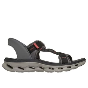 Obrázek produktu Skechers Muži Slip-ins: GO WALK Glide-Step 2.0 sandály - Gerry v Šedá/Červené, Vegan