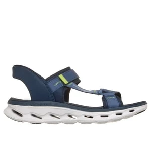 Obrázek produktu Skechers Muži Slip-ins: GO WALK Glide-Step 2.0 sandály - Gerry v Tmave Modrá/Limetková, Vegan