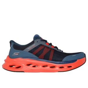 Obrázek produktu Skechers Muži Slip-ins: Max Cushioning Glide-Step - Aberdeen Shoes v Tmave Modrá/Oranzový, Velikost 39.5, Vegan, Pratelné v pračce