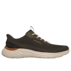 Obrázek produktu Skechers Muži Slip-ins Relaxed Fit: Garner - Ellis Shoes v Olivová, Velikost 39.5, Vegan, Pratelné v pračce
