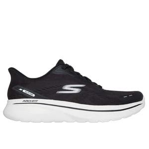 Obrázek produktu Skechers Muži Slip-ins Relaxed Fit: GO WALK Arch Fit N-Joy - Nobend Shoes v Černá/Bílý, Vegan, Pratelné v pračce