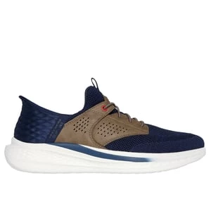 Obrázek produktu Skechers Muži Slip-ins Relaxed Fit: Slade - Caster Shoes v Námořní Barva/Opálení, Vegan