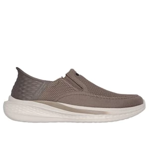 Obrázek produktu Skechers Muži Slip-ins Relaxed Fit: Slade - Deacon Shoes v Sedohnedá, Velikost 40, Vegan, Pratelné v pračce