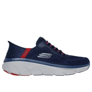 Obrázek produktu Skechers Muži Slip-ins RF: D'Lux Walker 2.0 - Rezinate Shoes v Tmave Modrá/Cervený, Vegan