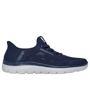 Obrázek produktu Skechers Muži Slip-ins: Summits - Perfo Shoes v Tmave Modrá/Sedá, Vegan, Pratelné v pračce