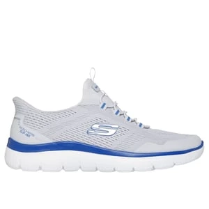 Obrázek produktu Skechers Muži Slip-ins: Summits - Top Rate Shoes v Šedá/Modrý, Vegan, Pratelné v pračce