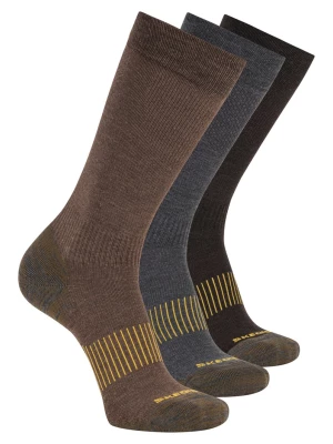 Obrázek produktu Skechers Muži Work: 3 Pack Men's Over Calf Compression ponožky v Hnedý, Velikost Velký