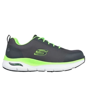 Obrázek produktu Skechers Muži Work: Arch Fit SR - Ringstap Shoes v Sedá Uhlíková/Limetková, Velikost 41.5