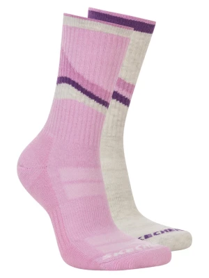 Obrázek produktu Skechers Ženy 2 Pack Women's Crew Trail ponožky v Růžový, Velikost Poloviční