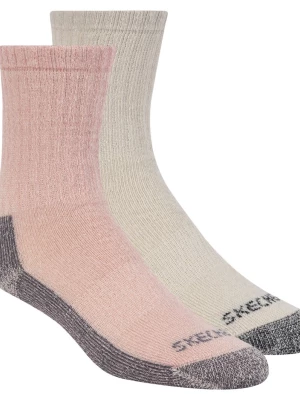 Obrázek produktu Skechers Ženy 2 Pack Women's Crew Wool ponožky v Fialová, Velikost Poloviční