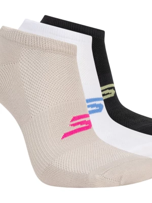Obrázek produktu Skechers Ženy 3 Pack No Show Stretch ponožky v Přírodní Barva, Velikost Poloviční