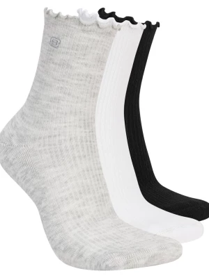 Obrázek produktu Skechers Ženy 3 Pack Women's Ankle Lettuce ponožky v Světle Šedá, Velikost Poloviční
