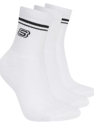 Obrázek produktu Skechers Ženy 3 Pack Women's Low Crew Varsity ponožky v Bílý, Velikost Poloviční