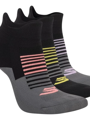 Obrázek produktu Skechers Ženy 3 Pack Women's Performance Low Cut ponožky v Černá/Šedá, Velikost Poloviční