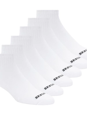 Obrázek produktu Skechers Ženy 6 Pack Core Quarter Medium ponožky v Bílý, Velikost Poloviční