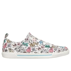Obrázek produktu Skechers Ženy BOBS B Cute 2.0 - Kitten Around Shoes v Bílá, Vegan, Pratelné v pračce
