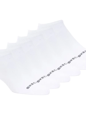 Obrázek produktu Skechers Ženy Cotton No-Show ponožky - 6 Pack v Bílý, Velikost Poloviční