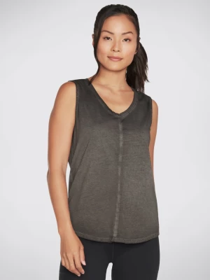 Obrázek produktu Skechers Ženy Diamond Wash Hatha V-neck Tank v Černá, Velikost XS