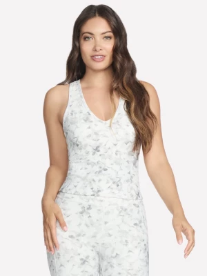 Obrázek produktu Skechers Ženy GO FLEX RIB Floral Mirage V-Neck Tank v Stříbrná/Šedá, Velikost XS