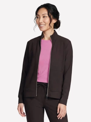 Obrázek produktu Skechers Ženy GO Luxe Rib Everyday Full Zip bunda v Čokoláda/Černá, Velikost XS