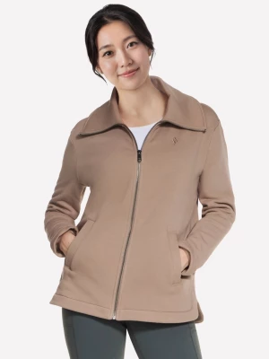 Obrázek produktu Skechers Ženy GO SNUGGLE Tunic Full Zip bunda v Sedohnedá/Hnedý, Velikost XS