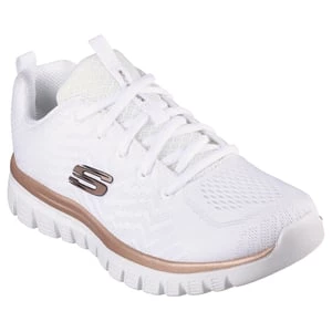 Obrázek produktu Skechers Ženy Graceful - Get Connected Shoes v Bílý/Růžové Zlato, Velikost 35, Vegan