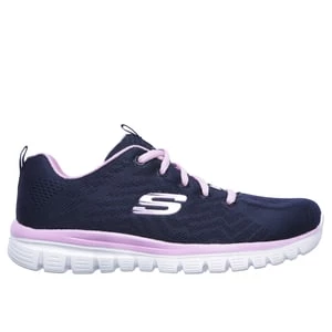 Obrázek produktu Skechers Ženy Graceful - Get Connected Shoes v Tmave Modrá/Ruzový, Vegan