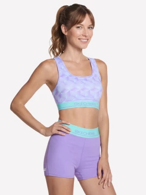 Obrázek produktu Skechers Ženy Printed Pace Bra v Modrozelená/Nachový, Velikost XS