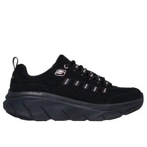Obrázek produktu Skechers Ženy Relaxed Fit: D'Lux Walker 2.0 - Golden Step Shoes v Černá/Růžové Zlato, Velikost 35