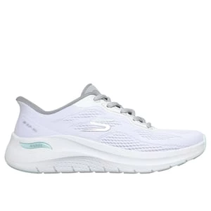 Obrázek produktu Skechers Ženy Slip-ins: Arch Fit 2.0 - Bold Motion Shoes v Bílý, Velikost 35, Vegan, Pratelné v pračce