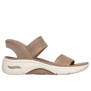 Obrázek produktu Skechers Ženy Slip-ins: Arch Fit 2.0 sandály - Kennedy v Zlutohnedý, Velikost 36, Vegan, Pratelné v pračce