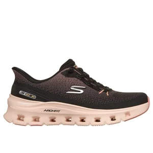 Obrázek produktu Skechers Ženy Slip-ins: Arch Fit Glide-Step Pro Shoes v Černá/Korál, Vegan, Pratelné v pračce