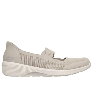 Obrázek produktu Skechers Ženy Slip-ins: Arya - Subtle Gleam Shoes v Přírodní Barva, Velikost 35, Vegan, Pratelné v pračce