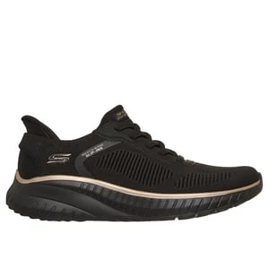 Obrázek produktu Skechers Ženy Slip-ins: BOBS Sport Squad Chaos Shoes v Černá/Růžové Zlato, Vegan, Pratelné v pračce