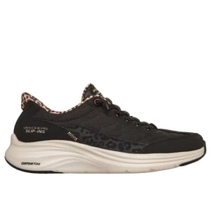 Obrázek produktu Skechers Ženy Slip-ins: Contour Foam - Cozy Fit Leopard Dream Shoes v Černá, Pratelné v pračce