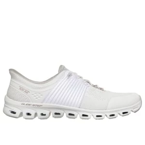 Obrázek produktu Skechers Ženy Slip-ins: Glide-Step - Stargaze Shoes v Bílý/Šedá, Velikost 35.5, Vegan, Pratelné v pračce