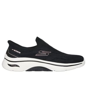 Obrázek produktu Skechers Ženy Slip-Ins: GO WALK Arch Fit 2.0 - Tatum Shoes v Černá/Růžové Zlato, Vegan, Pratelné v pračce
