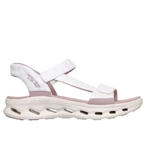 Obrázek produktu Skechers Ženy Slip-ins: GO WALK Glide-Step 2.0 sandály - Cozy Fit Jada v Bílý/Růžový, Vegan, Pratelné v pračce