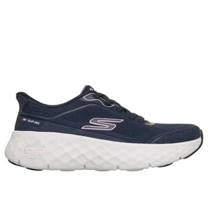 Obrázek produktu Skechers Ženy Slip-ins: GO WALK Max Cushioning Flex - Remi Shoes v Tmave Modrá/Ruzový, Velikost 35, Vegan, Pratelné v pračce