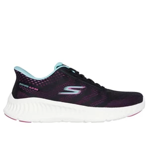 Obrázek produktu Skechers Ženy Slip-ins: GO WALK Now - Khloe Shoes v Cerná/Fialový, Vegan, Pratelné v pračce