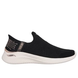Obrázek produktu Skechers Ženy Slip-ins Martha Stewart: Arch Fit Ultra Flex 3.0 - Brilliant Diamond Shoes v Černá/Růžové Zlato, Velikost 35, Vegan