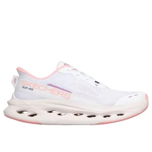 Obrázek produktu Skechers Ženy Slip-ins: Max Cushioning Glide-Step Shoes v Bílý/Růžový, Vegan, Pratelné v pračce