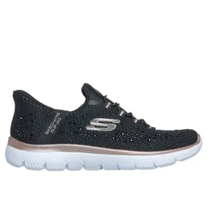 Obrázek produktu Skechers Ženy Slip-ins: Summits - Brilliant Shine Shoes v Černá/Růžové Zlato, Velikost 37, Vegan