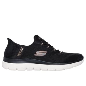 Obrázek produktu Skechers Ženy Slip-ins: Summits - Classy Night Shoes v Černá/Růžové Zlato, Velikost 35 Wide , Vegan