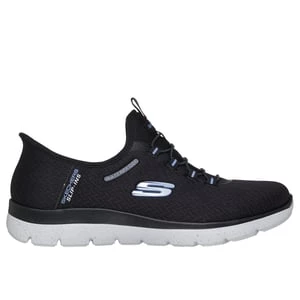 Obrázek produktu Skechers Ženy Slip-ins Waterproof: Summits - Best Choice Shoes v Černá/Světle Modrá, Vegan