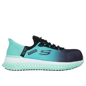 Obrázek produktu Skechers Ženy Slip-ins Work: Tilido - Ombray Shoes v Černá/Modrozelená
